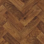 Rich Oak Parquet Vinyl Flooring 2138