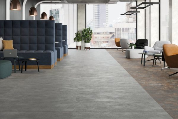 Subway Cement Vinyl Flooring 9133