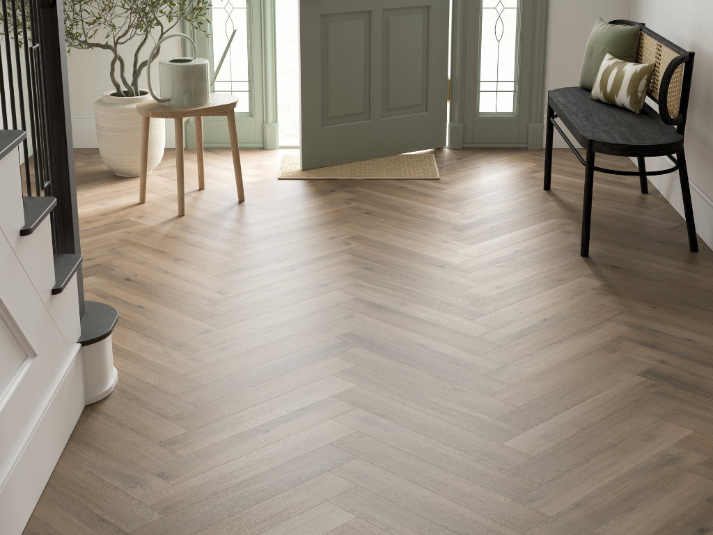 Naked Blond Oak Herringbone RPQ4144 gallery