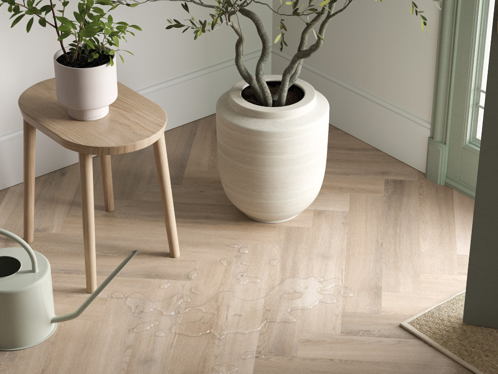 Naked Blond Oak Herringbone RPQ4144 gallery