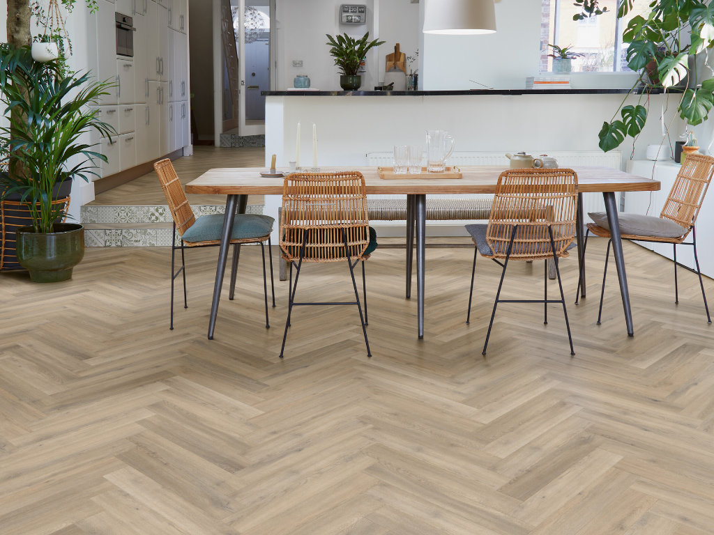 Naked Blond Oak Herringbone RPQ4144 gallery