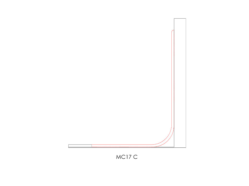 Skirting Extrusion MC17C Skirting Extrusion MC17C