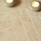 Cream Feature Strip Vinyl Flooring 0032