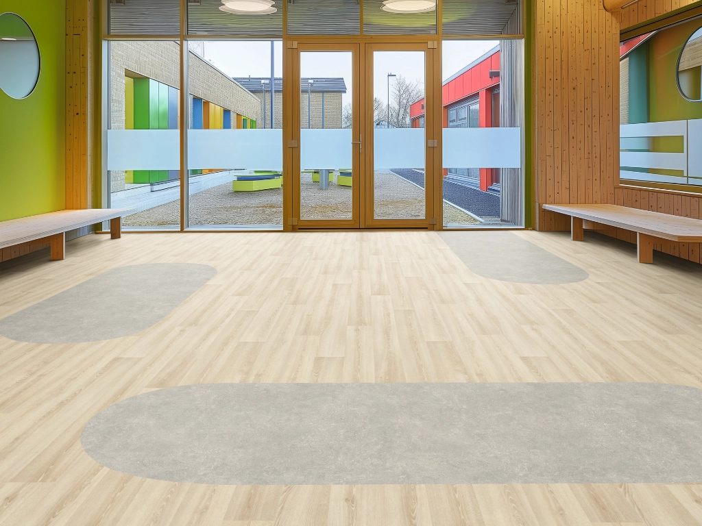 Polyflor Silentflor PUR Dove Cement 8958