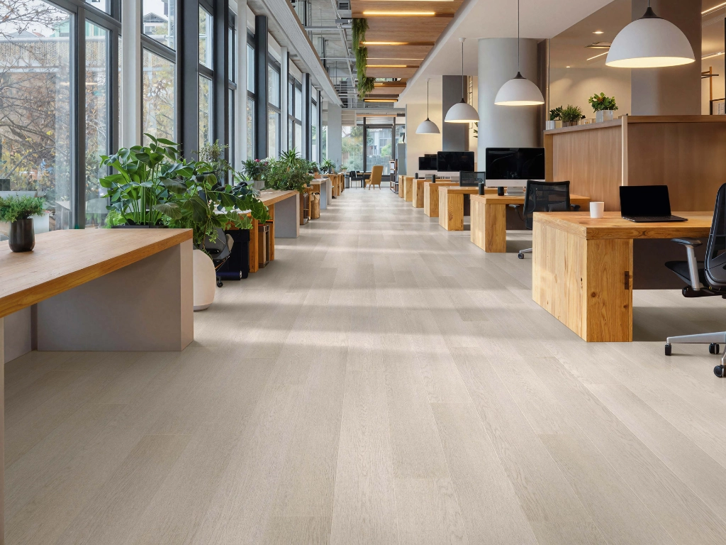 Polyflor Fusionline Acoustic PUR Demure Blond Oak 7931