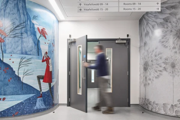 Gradus SureProtect Artworx SPA25S Bespoke Wall Cladding - Grange University Hospital